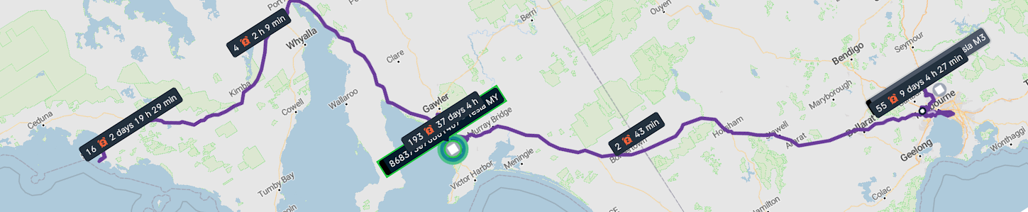 Dashboard / Map Screenshot